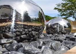 stainless steel sphere water features