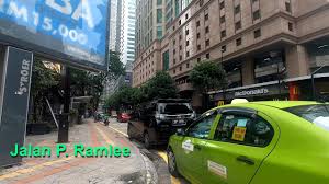 The night life district of jalan p. Jalan P Ramlee Area At Lunchtime Kuala Lumpur Kl Malaysia Youtube