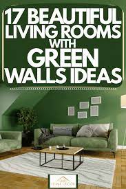 Living Rooms With Green Walls Ideas