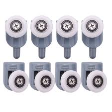 8pc Shower Door Castors Rolls Shower