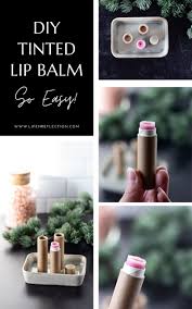 diy tinted lip balm recipe organic and