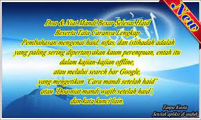 We did not find results for: Doa Mandi Besar Setelah Haid Lengkap Fur Android Apk Herunterladen