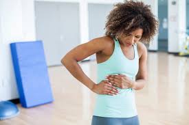 stomach pain during exercise