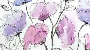 how to paint and draw sweet peas