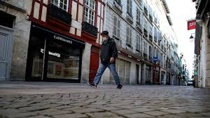 parisians flee sidewalks empty as