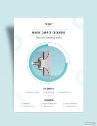 carpet cleaning flyer template in