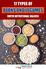 legumes and their nutritional values