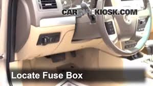 Fuses and circuit breakers protect your vehicle's electrical system from overloading. Interior Fuse Box Location 2006 2011 Mercury Milan 2006 Mercury Milan Premier 3 0l V6