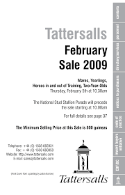 Tattersalls February Sale Catalogue 2009