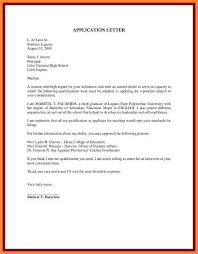 How to write an application letter cae Sample Letters Of Application