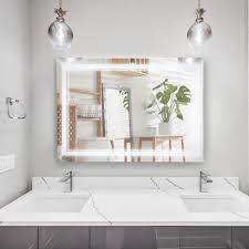kleankin 31 x 24 led bathroom mirror