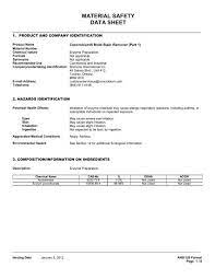 msds part 1 carpet cleaning equipment