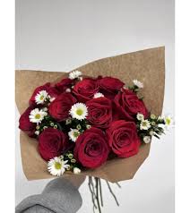 clic red roses wrapped send to