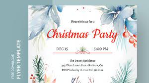 christmas party invite free google docs