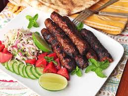 grilled ground meat skewers recipe