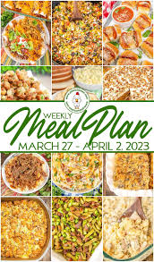 weekly meal plan plain en