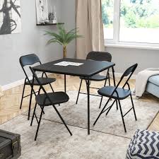 Wic purchases are also not accepted at sam's club. Flash Furniture Black Folding Card Table 33 5 L X 33 5 W X 27 75 H Walmart Com Walmart Com