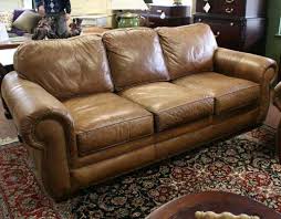 broyhill leather sofa
