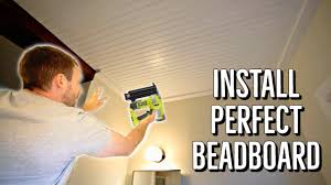 how to beadboard a ceiling you