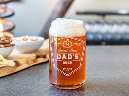 Personalized Beer Can Glass Beer Glass