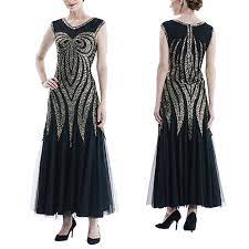 night flapper gown dress