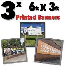 3ft custom outdoor banner printing