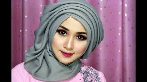 tutorial make up and hijab quadrix