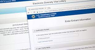 Dv Lottery 2023 Online Registration Form gambar png