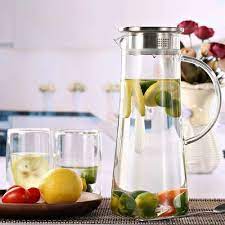 lid iced tea pitcher water jug
