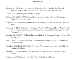 harvard style bibliography format