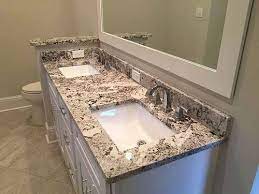 Alaska White Granite Vanity Countertop