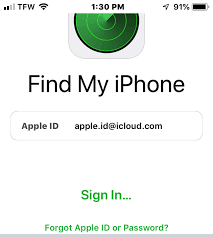 apple id pword on my iphone ipad