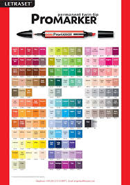 Promarker Color Chart Blank Related Keywords Suggestions