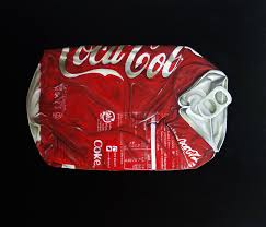 L➤ crushed can drawing 3d models ✅. Coca Cola Can Crushed Painting By Gennaro Santaniello Saatchi Art
