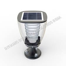 One Led Solar Garden Cup Post Light