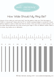 36 Detailed Printable Ring Size Guide