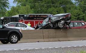 The accident is causing traffic delays, with the eastbound lanes in the area shut down a two vehicle crash killed one and injured seven others on interstate 70 in st. Interstate 70 Westbound Reopens At Zumbehl After 29 Vehicle Crash Metro Stltoday Com