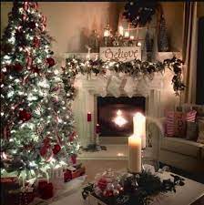 holiday fireplace mantel decorating ideas