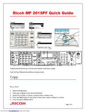 Ricoh mp c3003sp printer drivers and software for microsoft windows os. Ricoh Aficio Mp 201spf Manuals Manualslib
