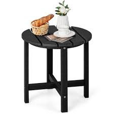 Hdpe Side Table For Yard Porch Garden