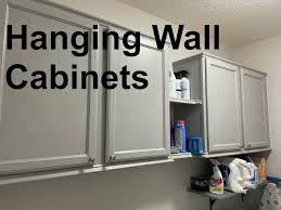 Hanging Wall Cabinets In A Laundry Room