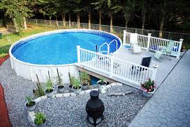 75 Aboveground Pool With Decking Ideas