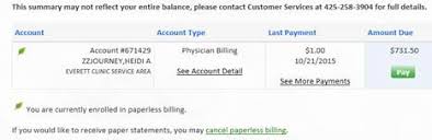 Sign Up For Paperless Billing The Everett Clinic