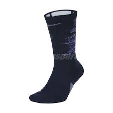 Details About Nike Elite Basketball Crew Socks Gfx 2 Hoops Training Gym Sports Navy Sx7623 451