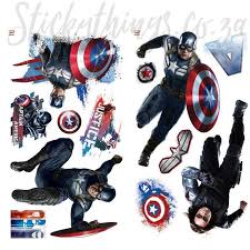 Captain America Wall Decals Winter