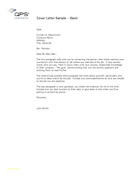 Simple Cover Letter Example Cover Letter Sample Simple Sample Cover