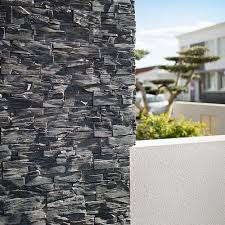 Slate Wall Cladding Panel Black Slate