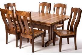 Arts and crafts solid wood furniture can be built to suit your needs. Oakwood Industries Mission 7 Piece Dining Set Crowley Furniture Mattress Dining 7 Or More Piece Sets