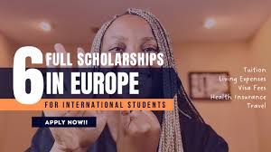 6 full scholarships in europe for