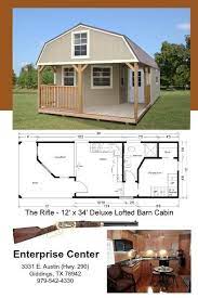 Lofted Barn Cabin Tiny House Floor Plans